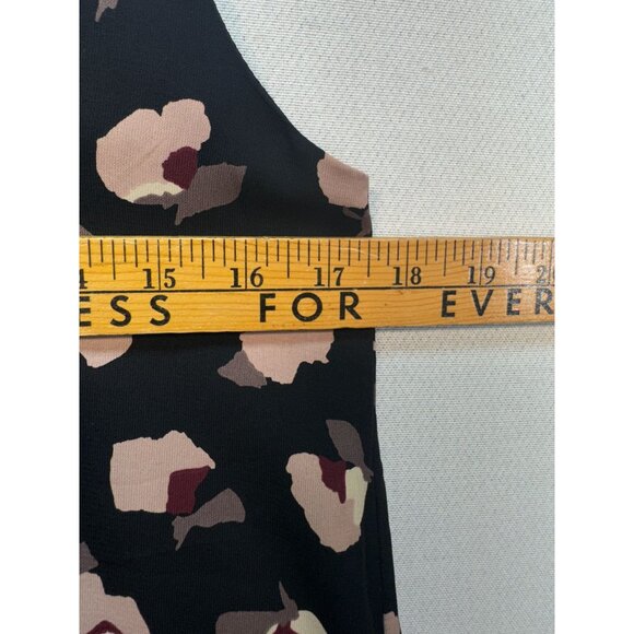 Lulus Womens Floral Shift Dress Size S Black Sleeveless V-Neck Summer Mini Chic - Picture 8 of 13